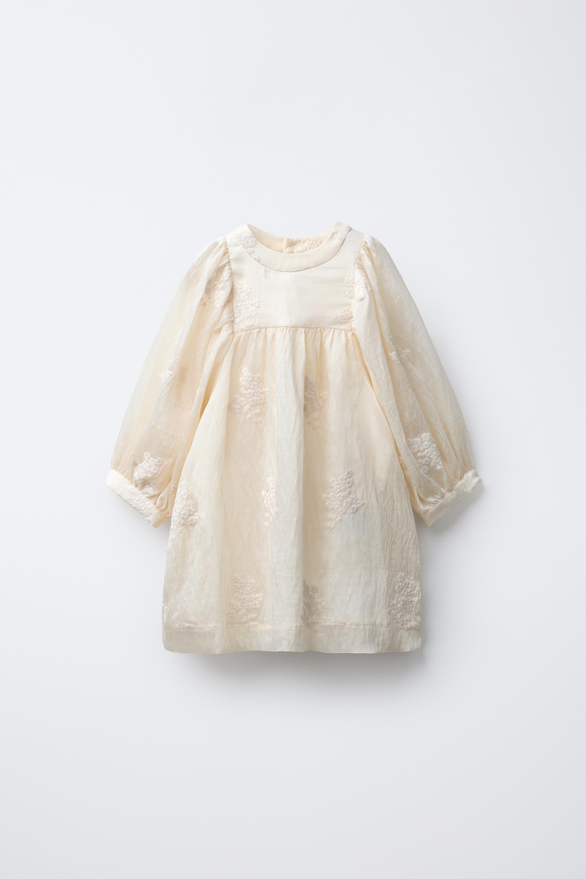 EMBROIDERED FLORAL DRESS